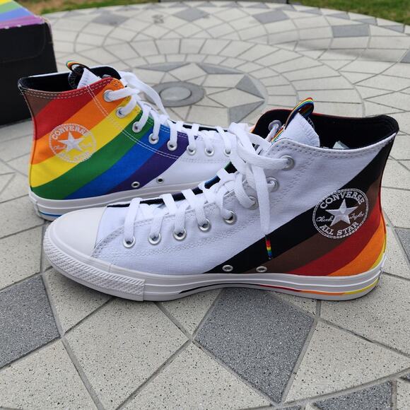 Converse Chuck Taylor All Star Hi Pride Canvas Hi Top Sneakers Unisex - Picture 7 of 9